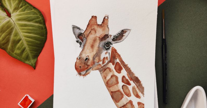 Artistic - Painting of Giraffe