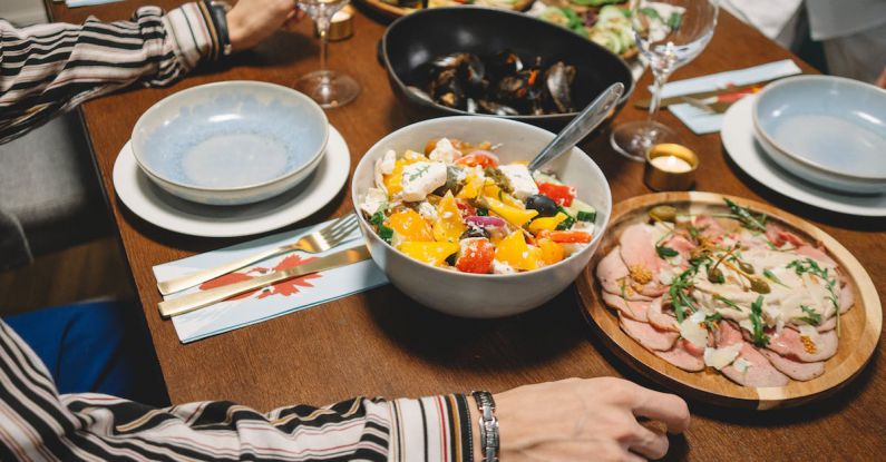 Seafood Feasts - Foods Served on the Dining Table