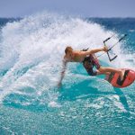 Water Sports - Man Kite Surfing