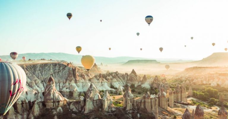 View - Photo of Hot Air Balloons on Flight