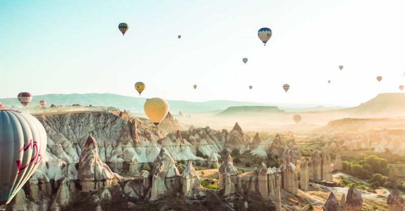 View - Photo of Hot Air Balloons on Flight