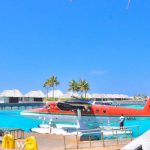 Exotic Villas - White and Red Seaplane on Body of Water